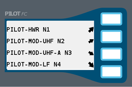 Image of the Comm Module Setup screen.