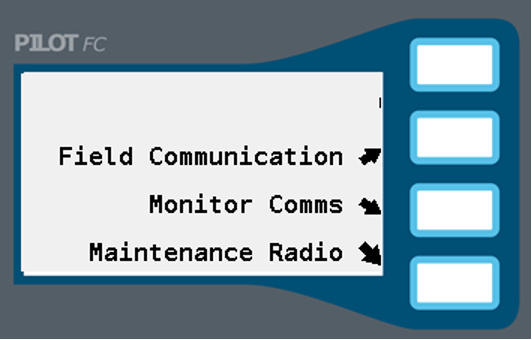 Image of the field controller testing screen.