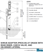 CAD - PROS-00 with Rigid Riser, Check Valve, and On-Grade Lateral thumbnail