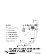 I-50-06 pop-up rotor with rigid swing arm and stabilizer flange thumbnail