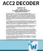 ACC2 Decoder Written Specification thumbnail