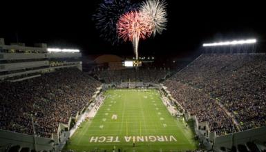 Stadium with Sprinkler System 